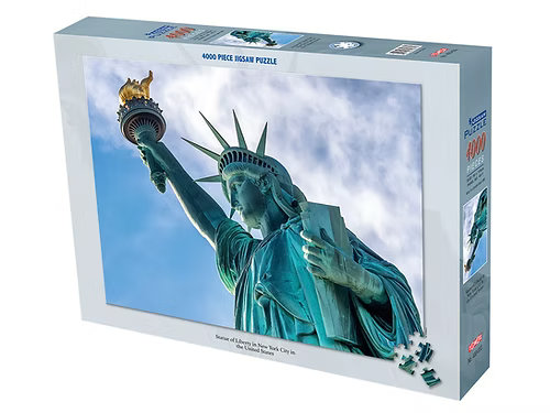 Statue of Liberty in New York City in the United States